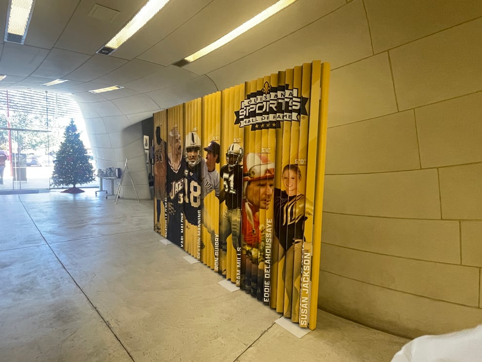 Branded lenticular wall displays designed for workplace environments in Arlington, VA