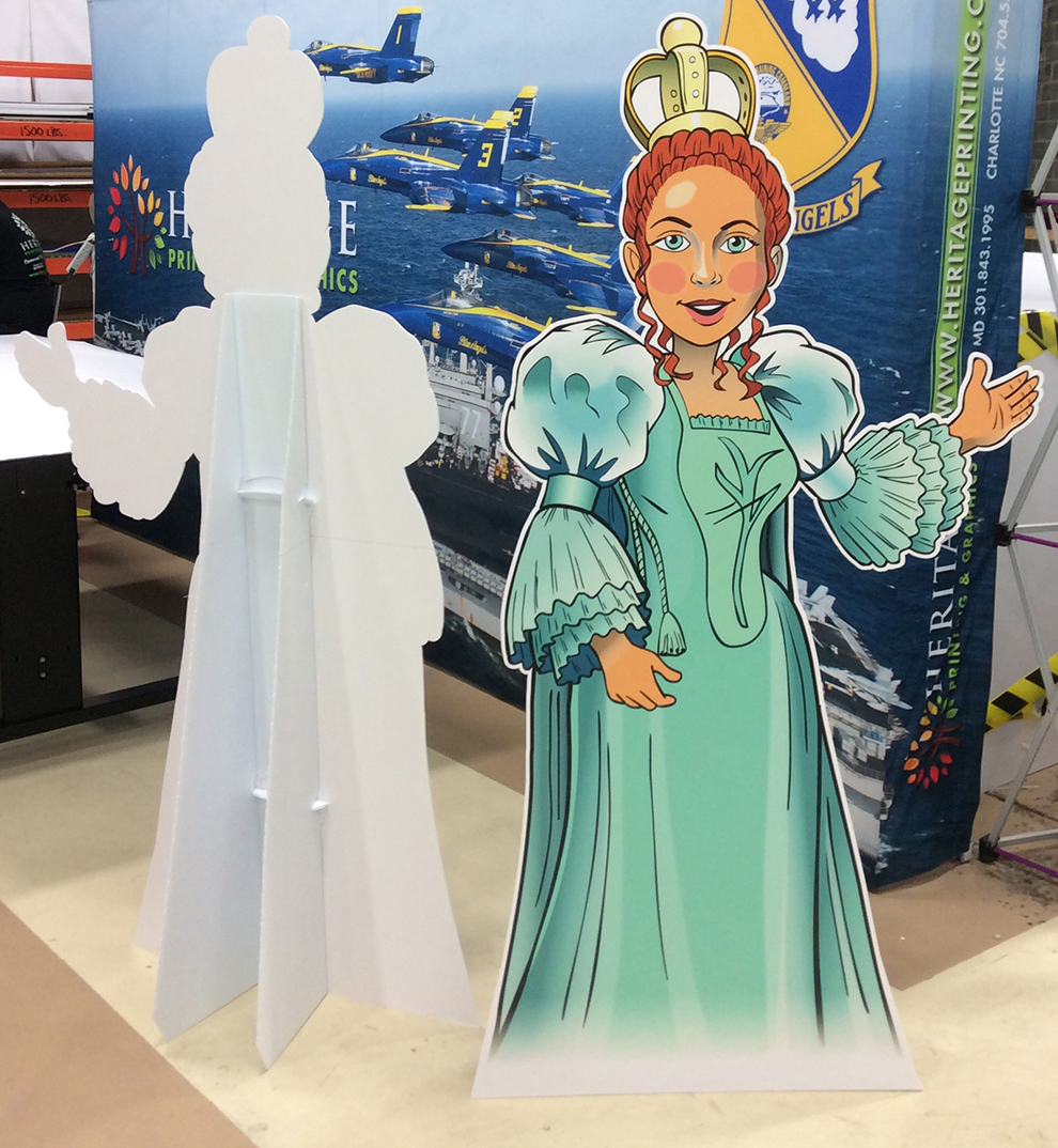 Life Size Cut Outs in Baltimore, MD designed and printed for product promotions and brand marketing