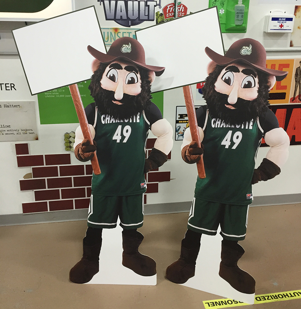 Life Size Cut Outs in Washington, DC designed and printed for corporate branding and promotional setups