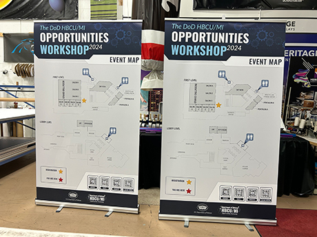 Retractable Banners in National Harbor, MD