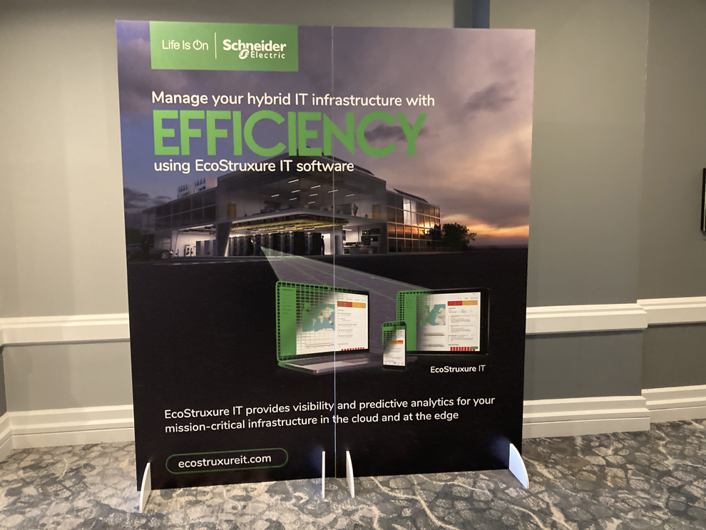 Meter boards with branded graphics for conference events Baltimore, MD