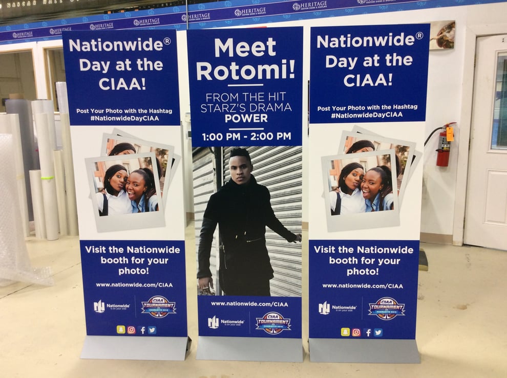 Conference meter boards with custom branding Richmond, VA