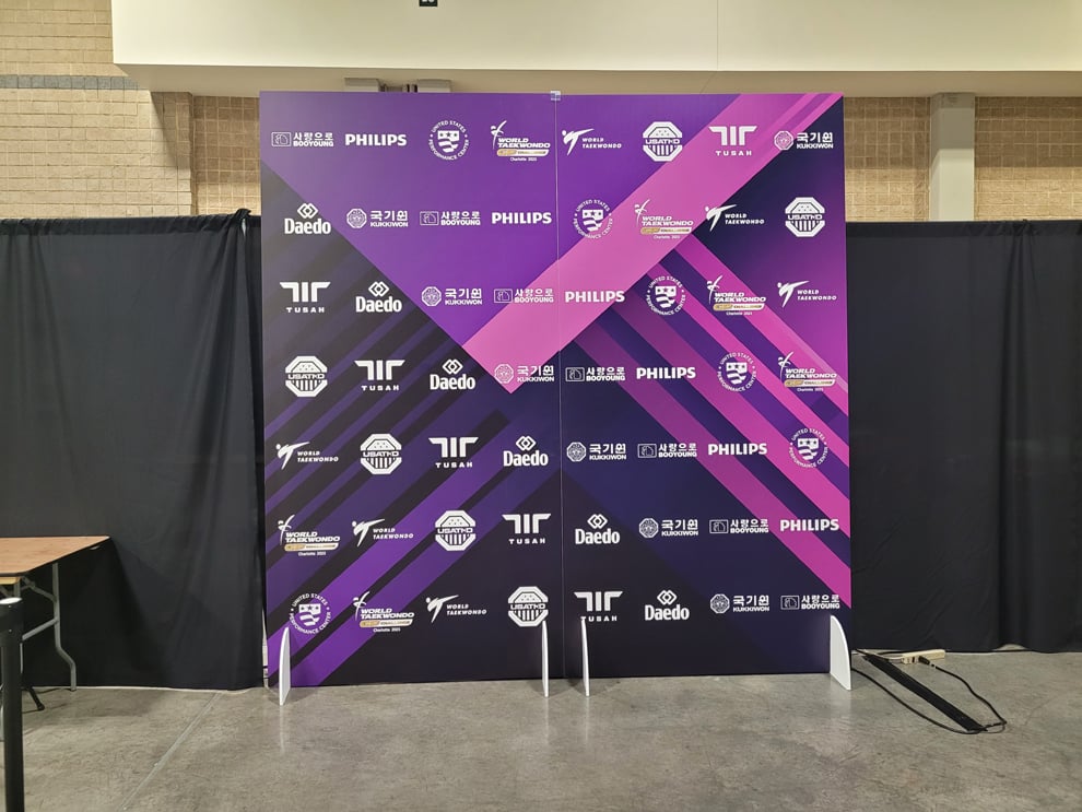 Custom meter boards for event branding at conferences in Washington, DC