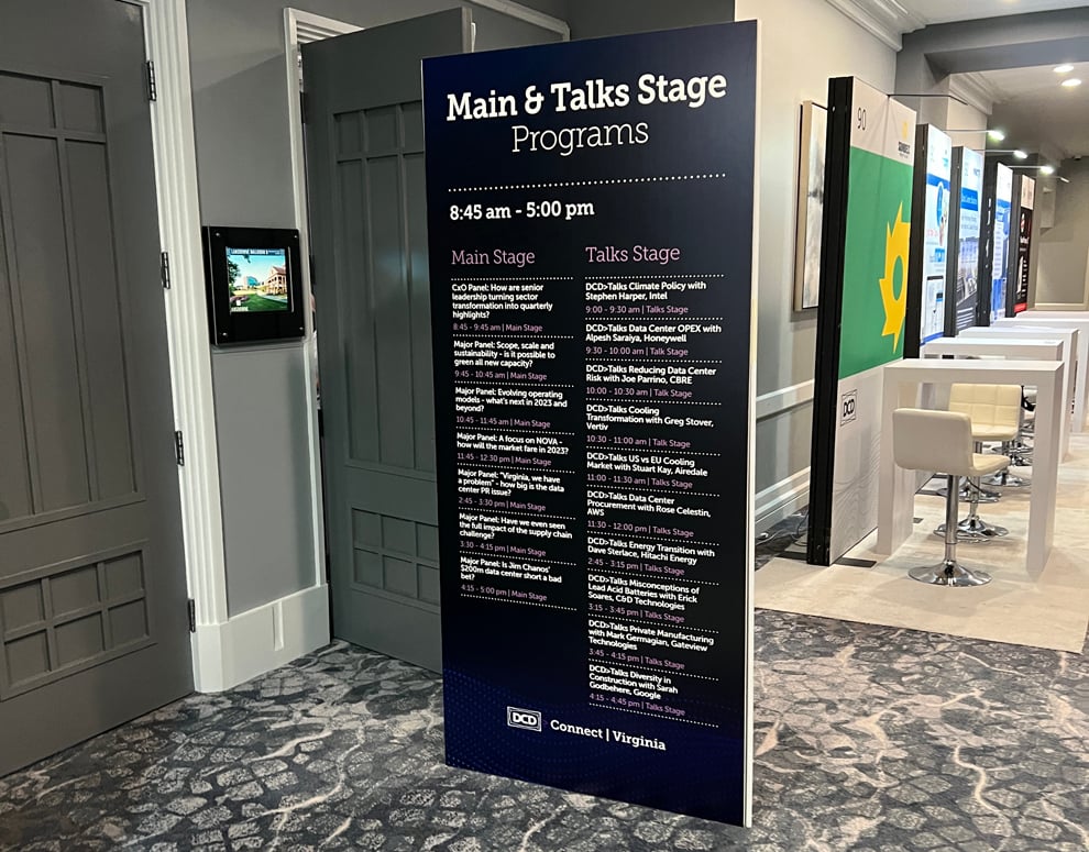Custom event meter boards and directional signage Washington, DC