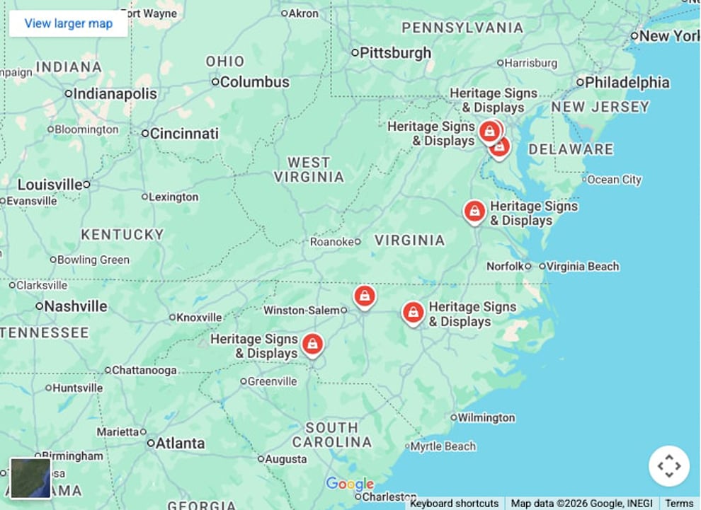 7 Multi-Location Branding Specialists - Heritage Signs & Displays