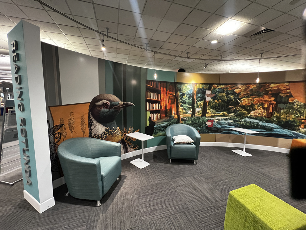 Interior office signs and displays designed for businesses in Arlington, VA