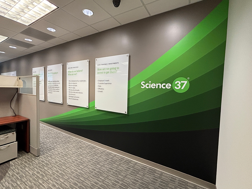 Custom office signs designed for company branding Newport News, VA