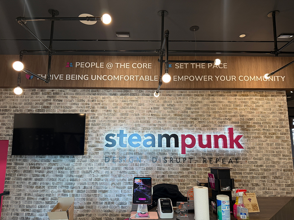 Office lobby signs and branded displays for business Norfolk, VA