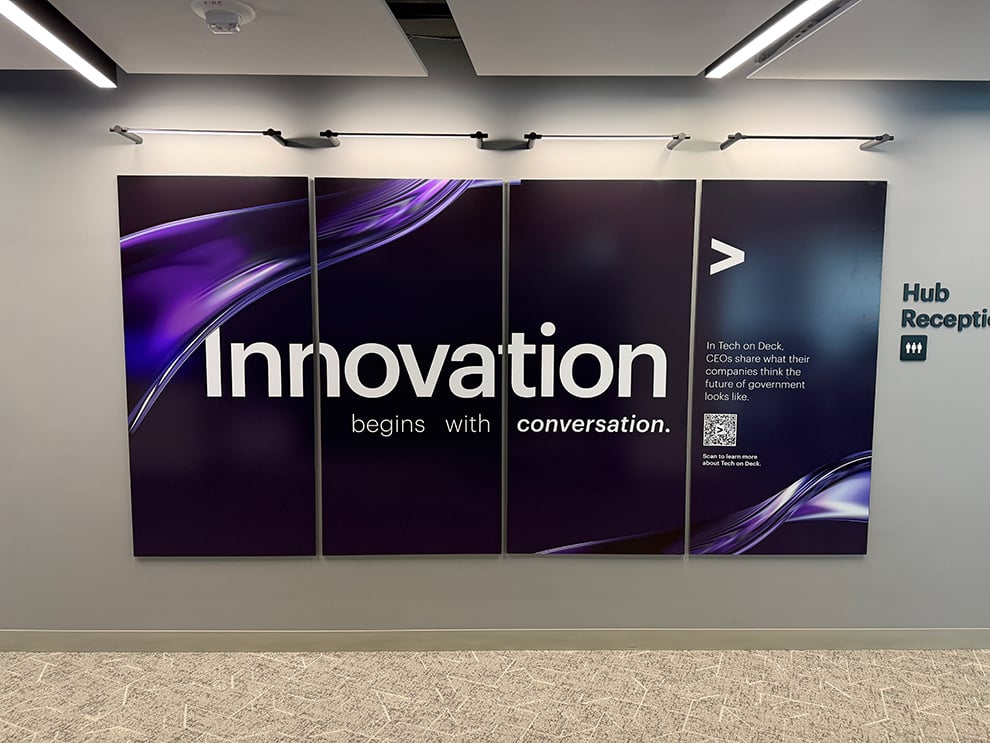 Workplace office signs and wall graphics showcasing branding Richmond, VA