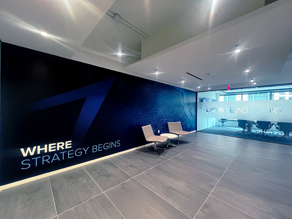 Custom office signs and branded displays for business Richmond, VA