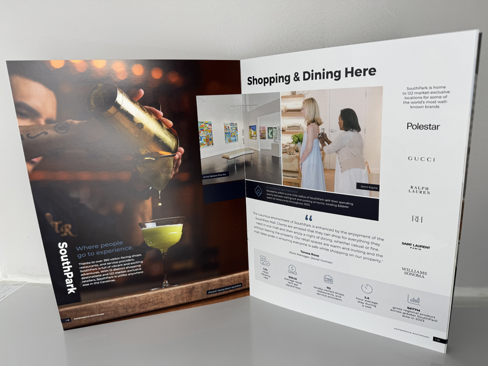 Presentation Folders in Washington, DC designed and printed with full-color branding and logo placement
