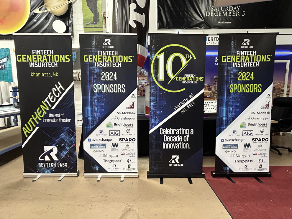Retractable Banners stands in Sterling, VA