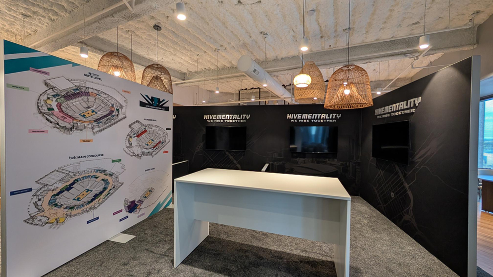 SEG fabric graphics with LED lightbox display in Baltimore, MD