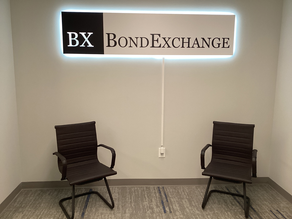 Standoff Mounted Signs in Fairfax, VA designed and installed with custom cut acrylic lettering