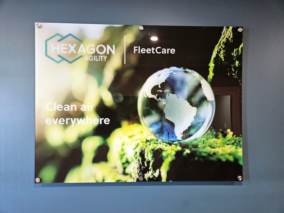 Standoff Mounted Signs in McLean, VA designed and installed for commercial office branding and décor