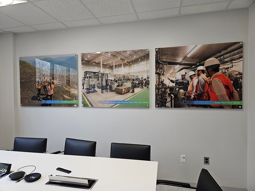 Standoff Mounted Signs in Richmond, VA designed and installed with LED backlit features for commercial branding