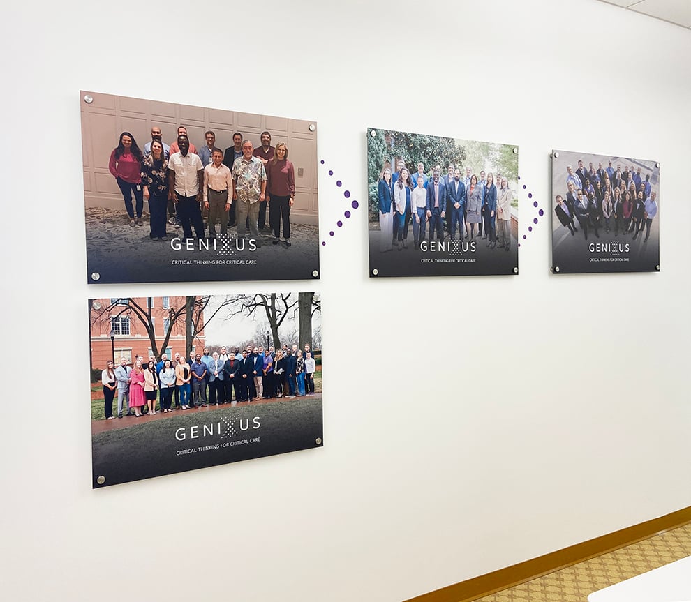 Standoff Mounted Signs in Richmond, VA designed and installed for commercial office branding and décor