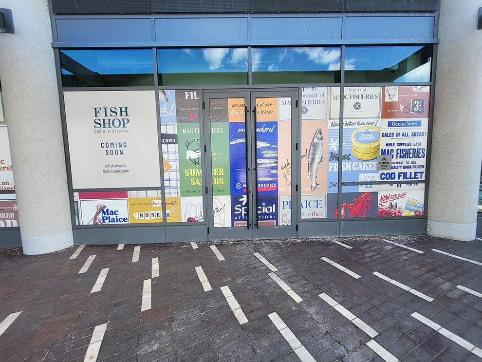 Corporate storefront graphics and branded signage in Annapolis, MD
