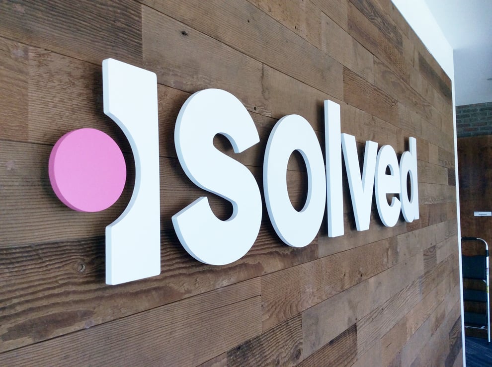 Storefront graphics with custom interior backlit sign installation Norfolk, VA