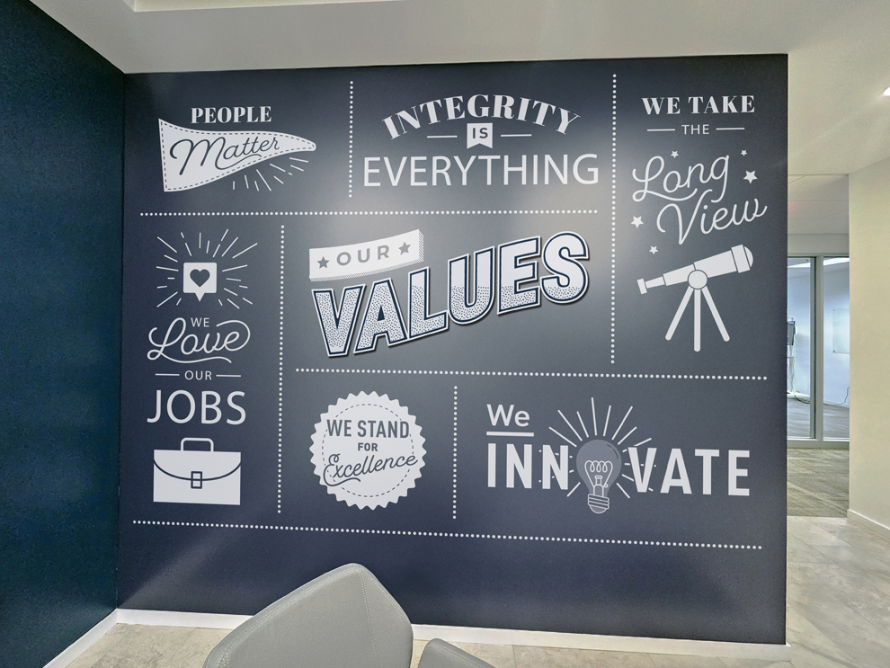 Corporate storefront graphics and branded signage in Sterling, VA