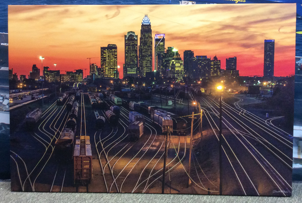 Workplace wall décor with stretch canvas prints in Arlington, VA