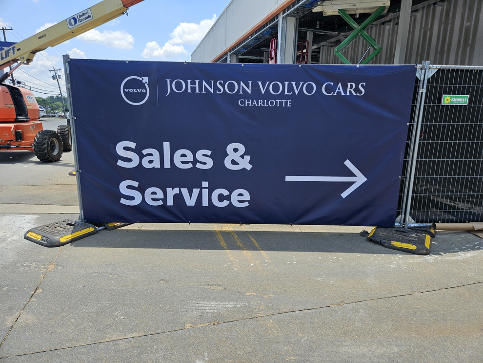 Custom vinyl banners printed for business branding in Baltimore, MD