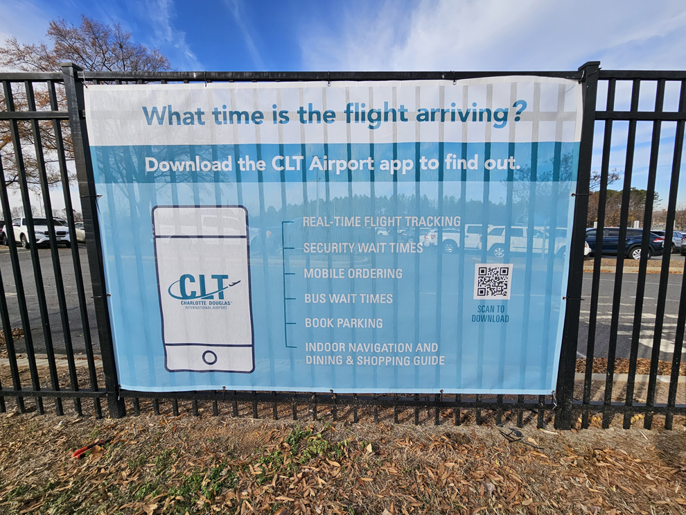 Custom vinyl banners with promotional graphics in Baltimore, MD