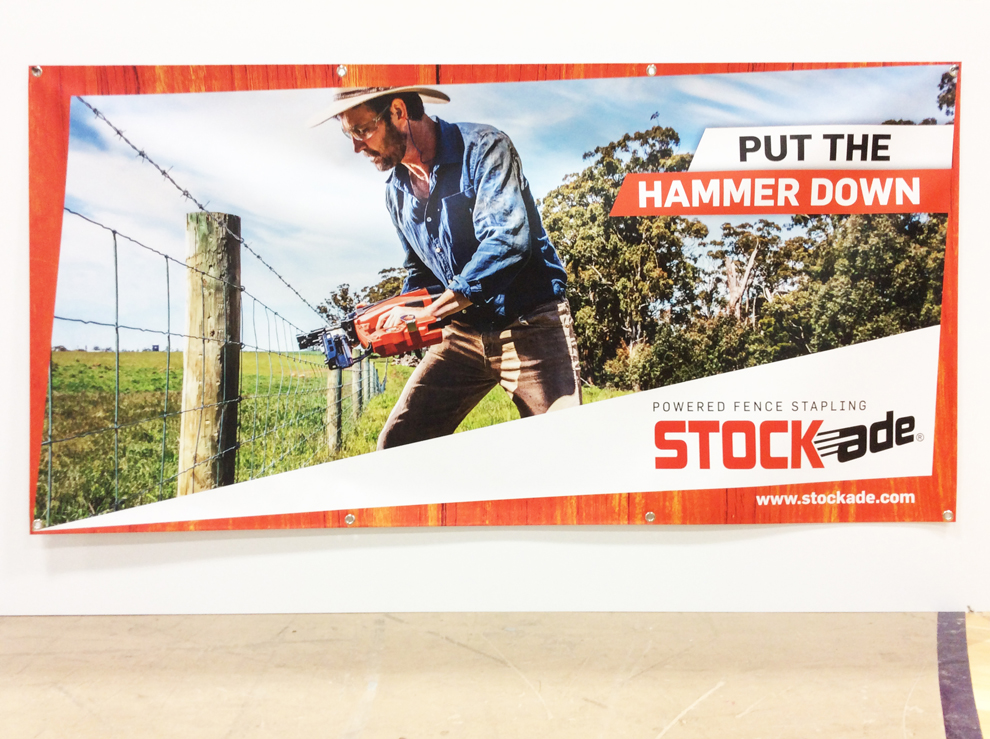 Mesh fence wraps and vinyl banners for property branding in Baltimore, MD