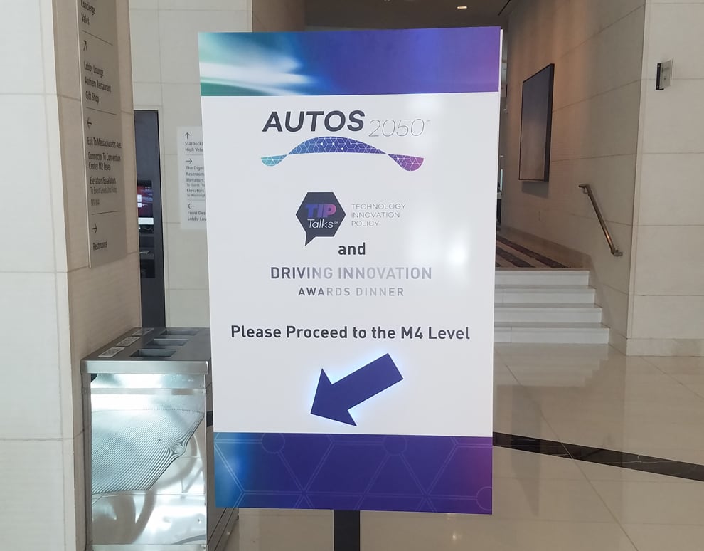 Event navigation enhanced with custom wayfinding signs in Washington, DC