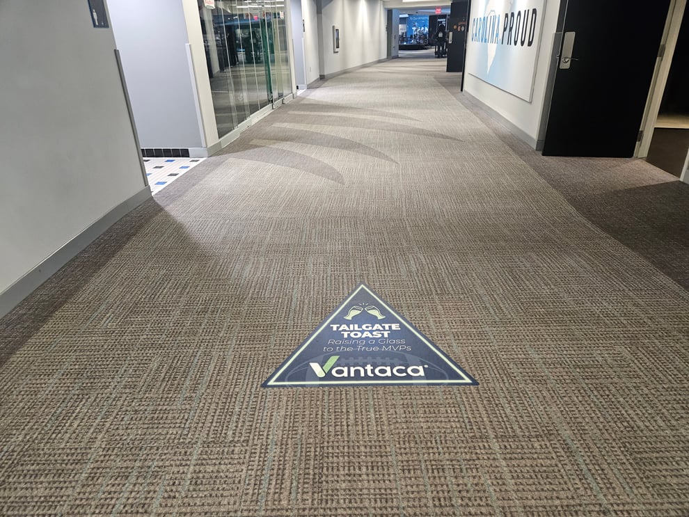 Wayfinding signage and directional signs created for event navigation in Richmond, VA