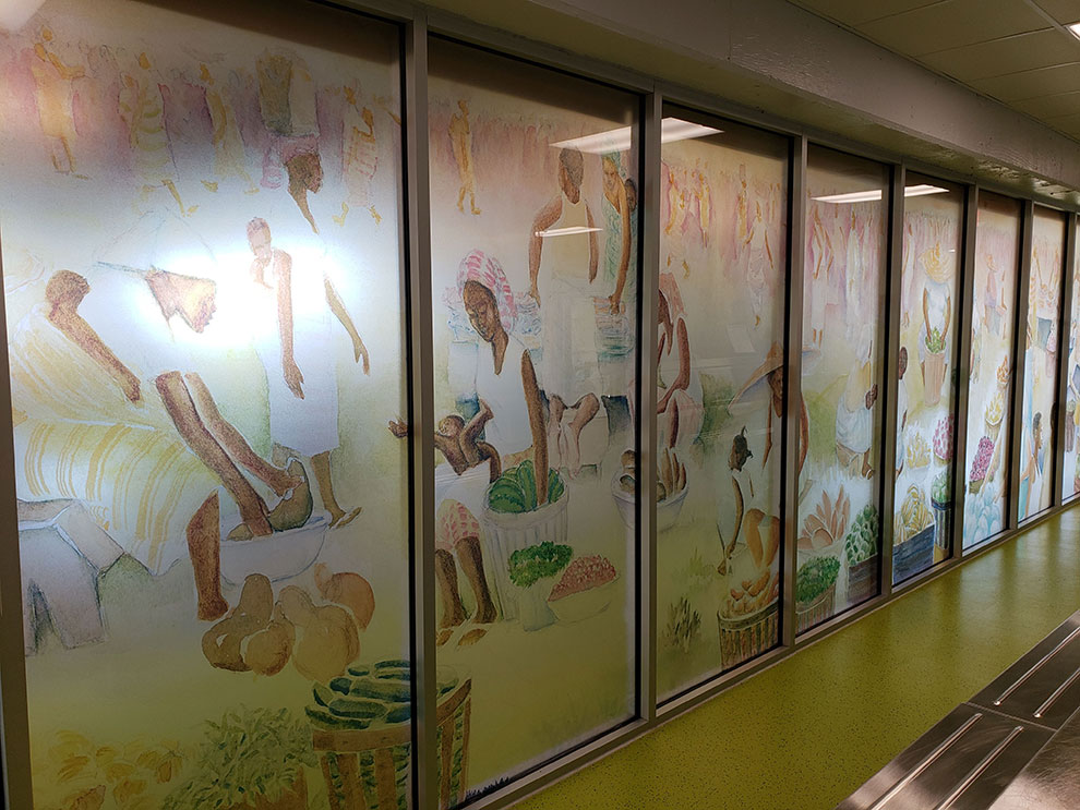 Interior Window Graphics in Arlington, VA