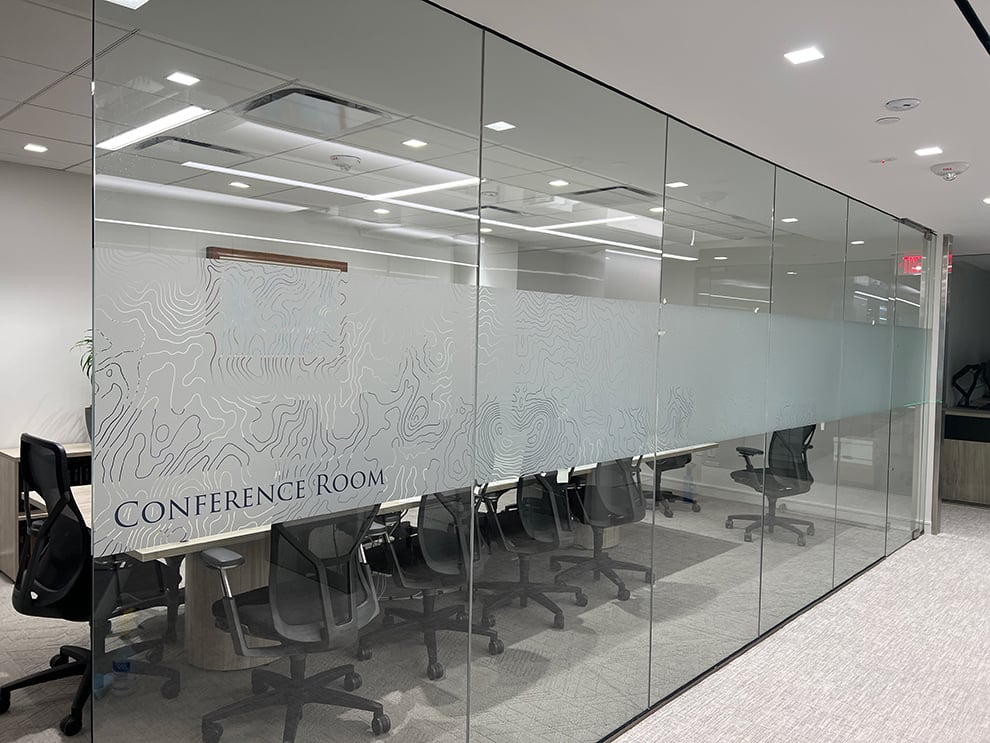 Sign Maker in Williamsburg, VA designed and installed workplace signage and branding displays
