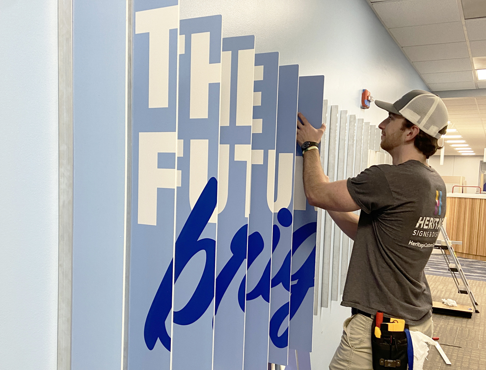 Office signage and graphics installation services in Alexandria, VA