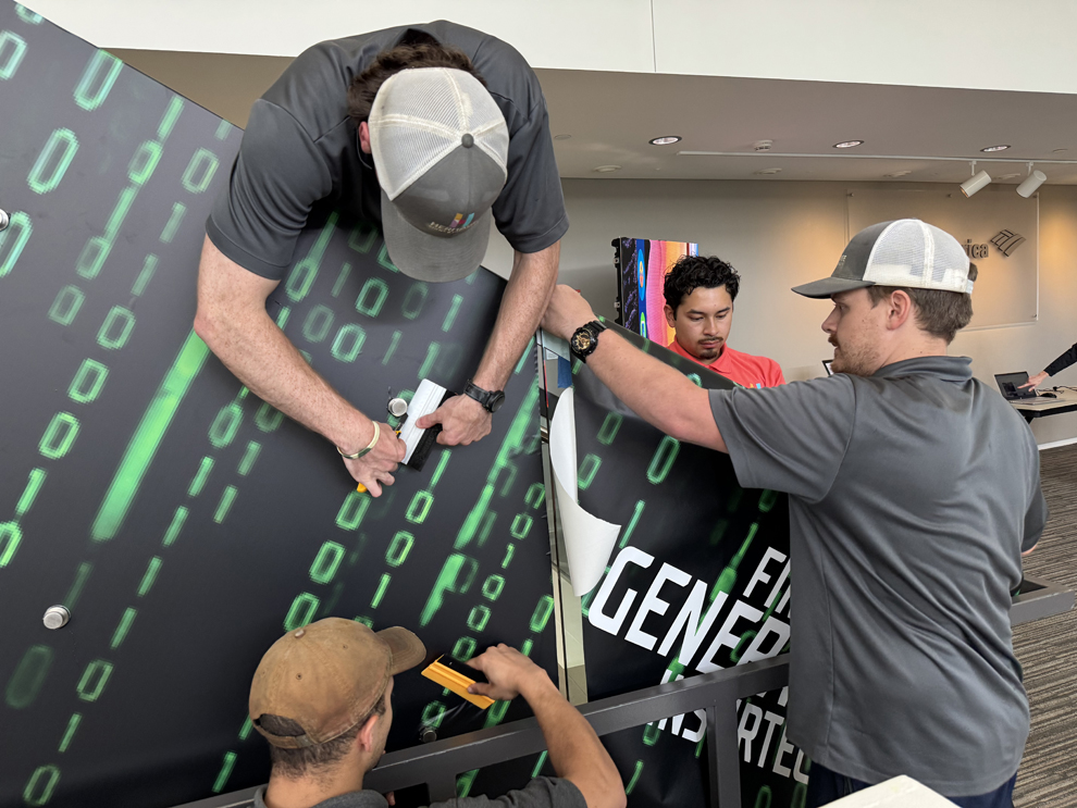 Custom sign installation services for business interiors in Arlington, VA