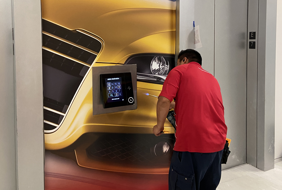 Custom interior signs and workplace graphics installation in Baltimore, MD