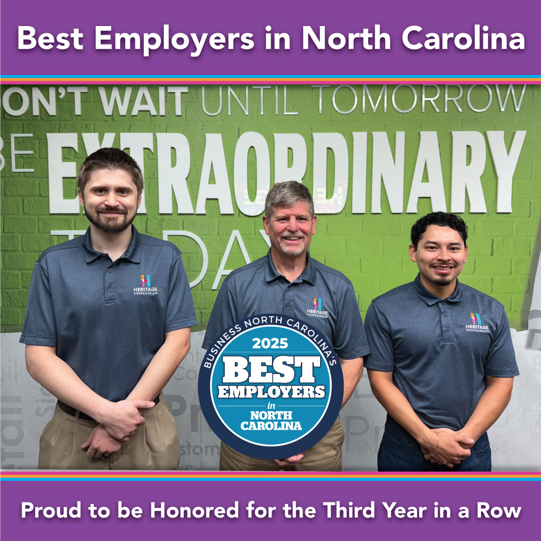 Heritage One of NC’s Best Employers for Third